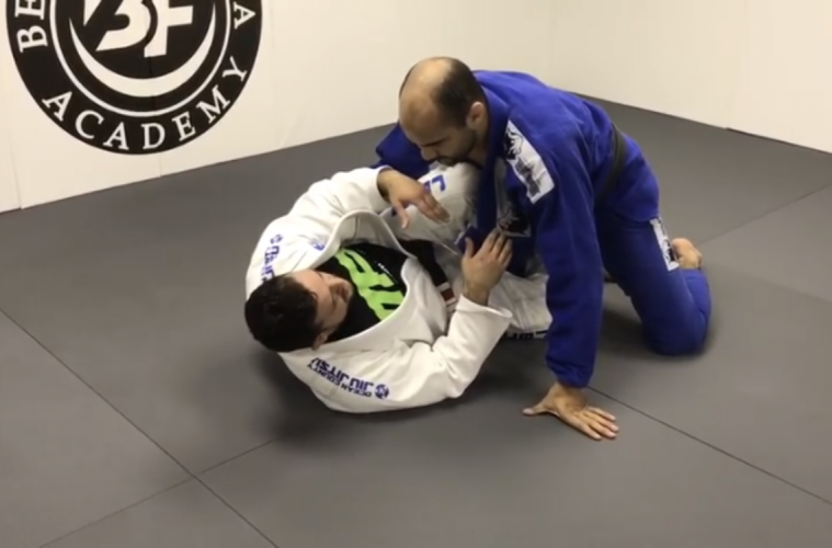 Counter the Leg Weave Pass With a Rolling Omoplata