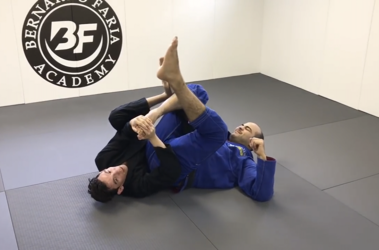 Sneaky Calf Slicer from the Reverse Half Guard