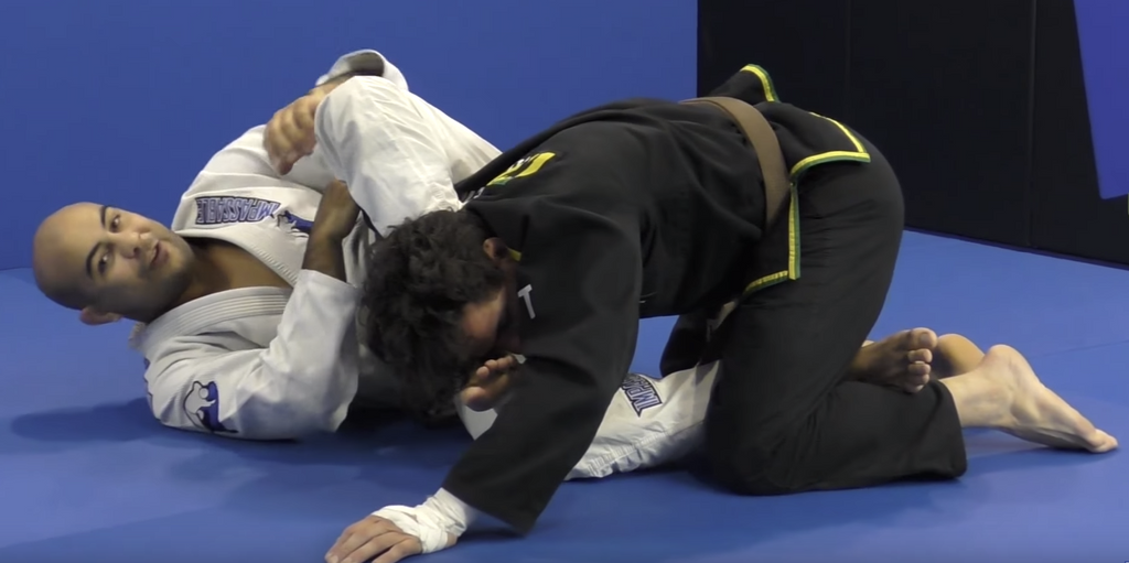 Check Out This Slick Omoplata Against A Double Leg