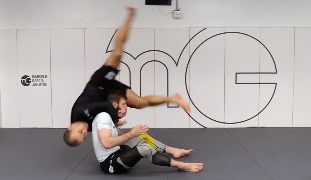 Free Technique - Marcelo Garcia shows a Diving Guillotine from his latest instructional!