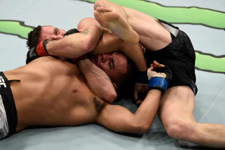 Countering the Single Leg with an Anaconda Choke