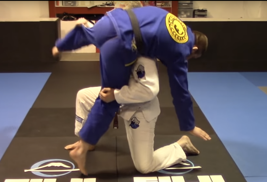 Stop The Double Leg With A Reverse Triangle Choke??