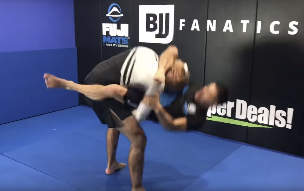 The Old Guy Flying Triangle Submission From Single Leg Takedown