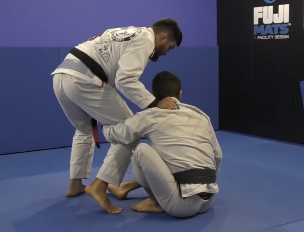 Fly Into The Arm Bar When Your Opponent Has A Single Leg Guard Control
