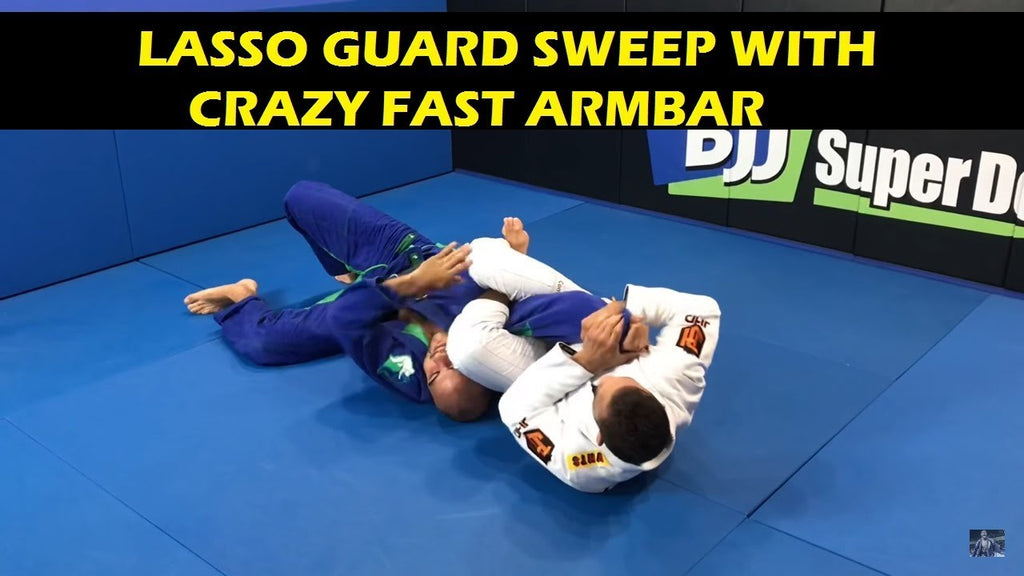 Slick Sweep From Lasso Guard with Armbar Finish