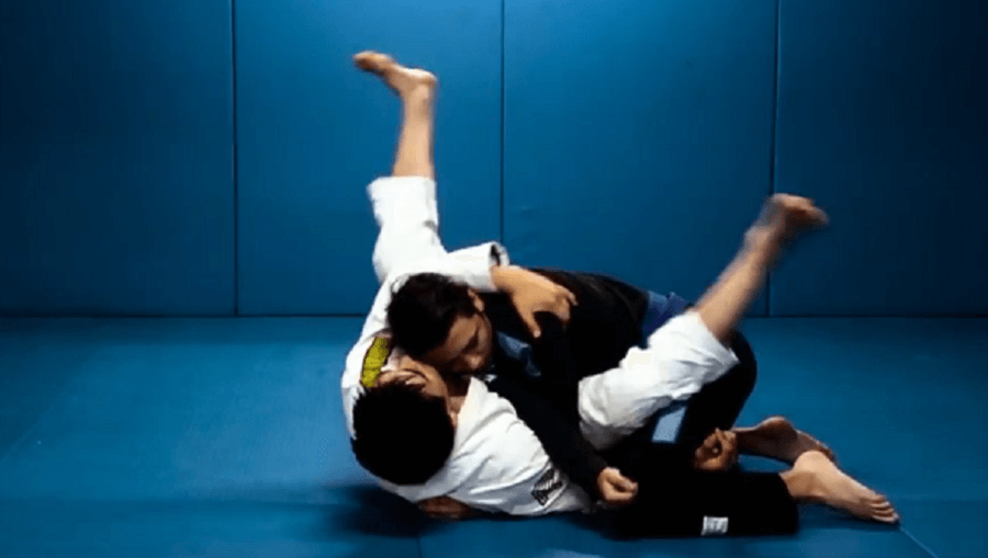 Slick Armbar from Flower Sweep