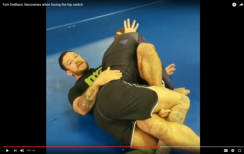 Recover The Half Guard Hip Switch Pass With Tom DeBlass