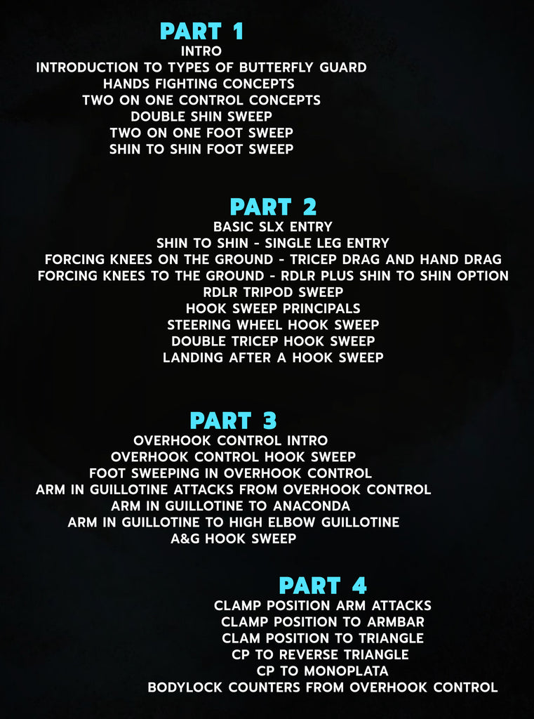 Butterfly Guard Rediscovered No Gi Butterfly Guard Encyclopedia by A