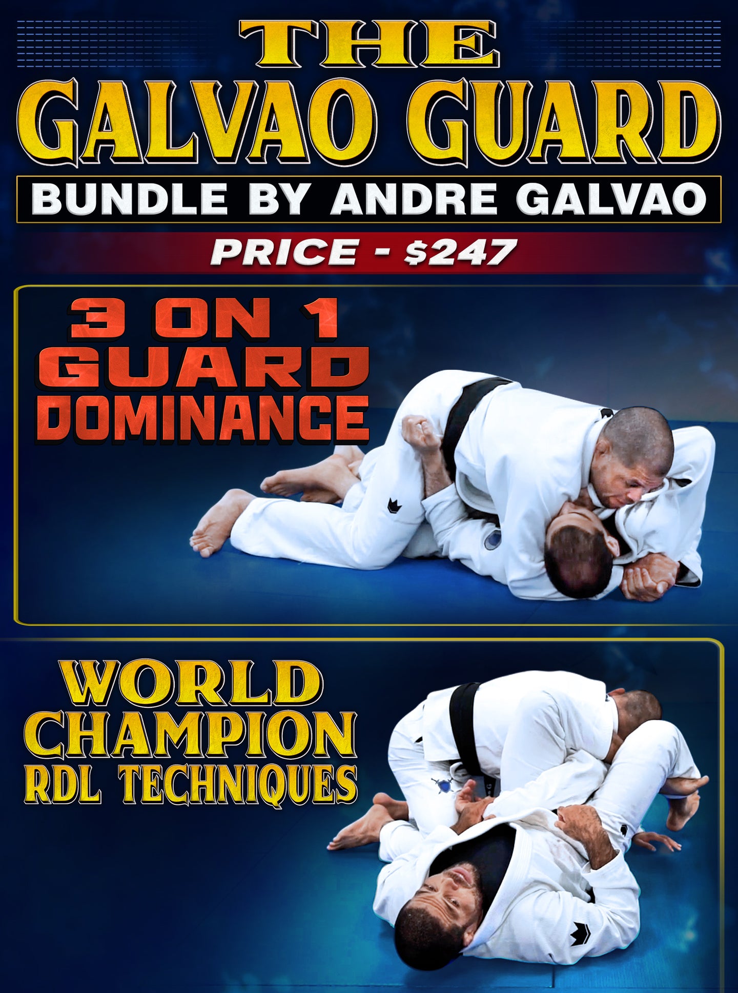 The Galvao Guard Bundle by Andre Galvao - BJJ Fanatics