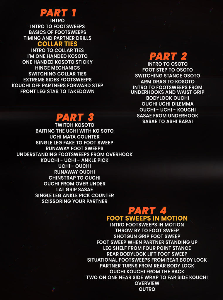 Feet finder Foot Sweeps by Christian Ozbek BJJ Fanatics