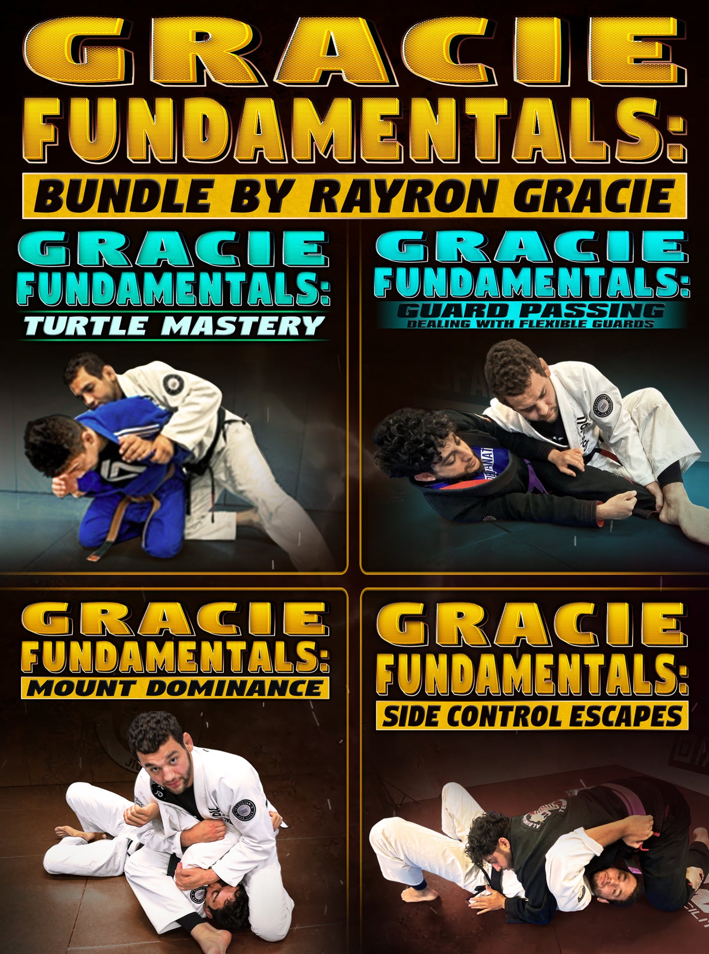 Gracie Fundamentals Bundle by Rayron Gracie - BJJ Fanatics