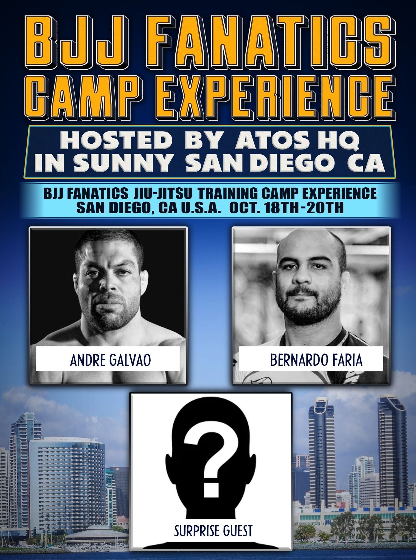 BJJ Fanatics Jiu Jitsu Training Camp Experience at ATOS HQ San Diego, CA U.S.A. October 18th-20th - BJJ Fanatics
