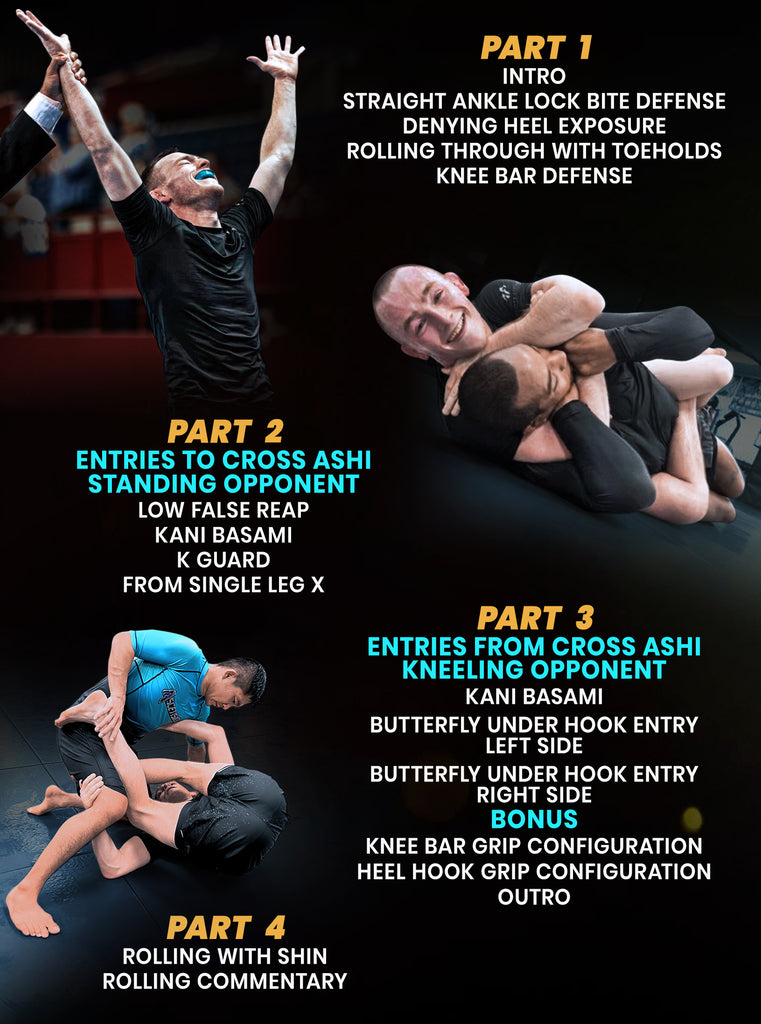 Leg Lock Strategies KGuard andCross Ashi by Jack Stapleton BJJ Fanatics