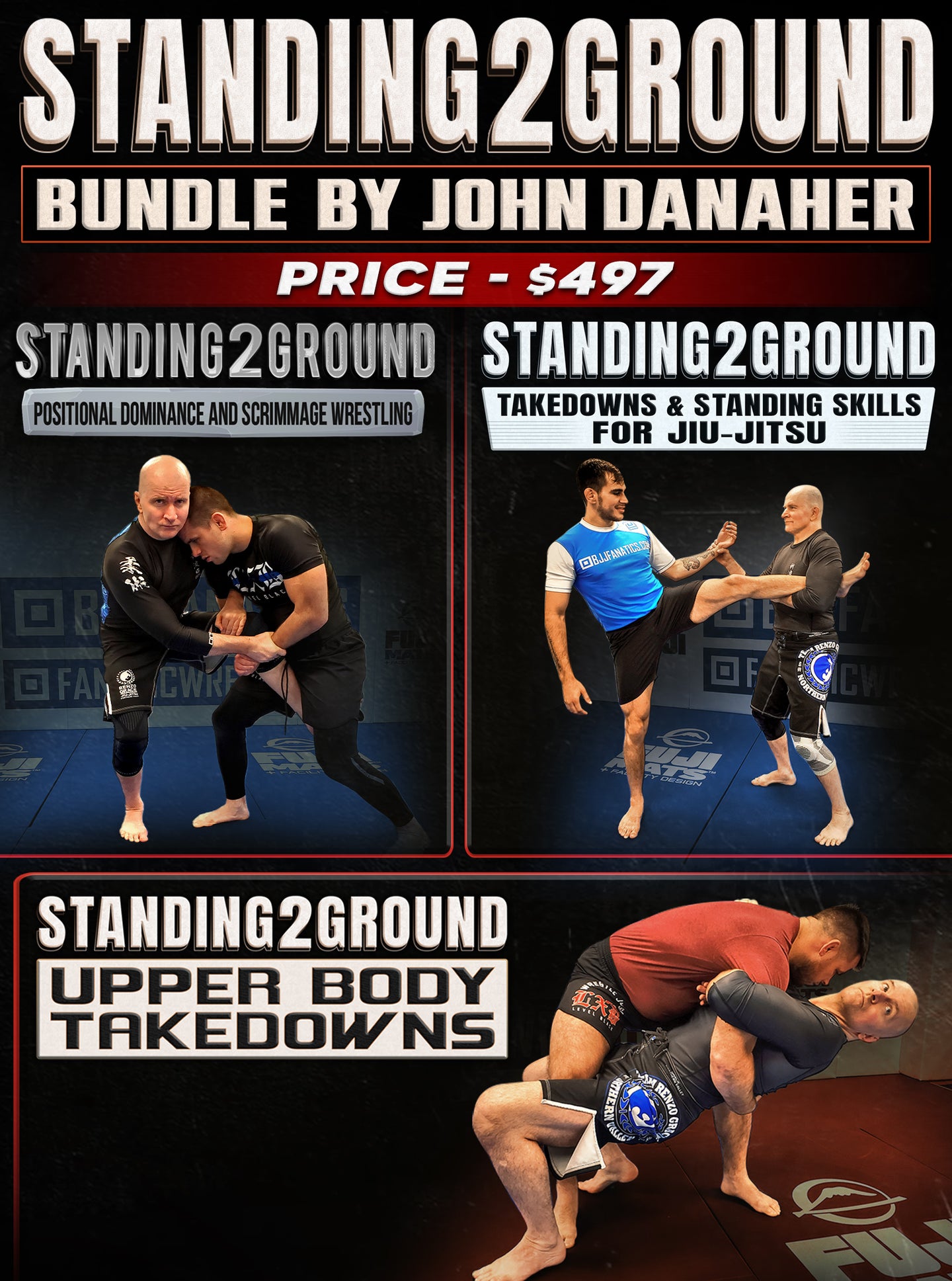 Standing2Ground Bundle by John Danaher - BJJ Fanatics