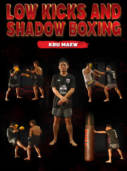 Low Kicks and Shadow Boxing by Kru Maew - BJJ Fanatics