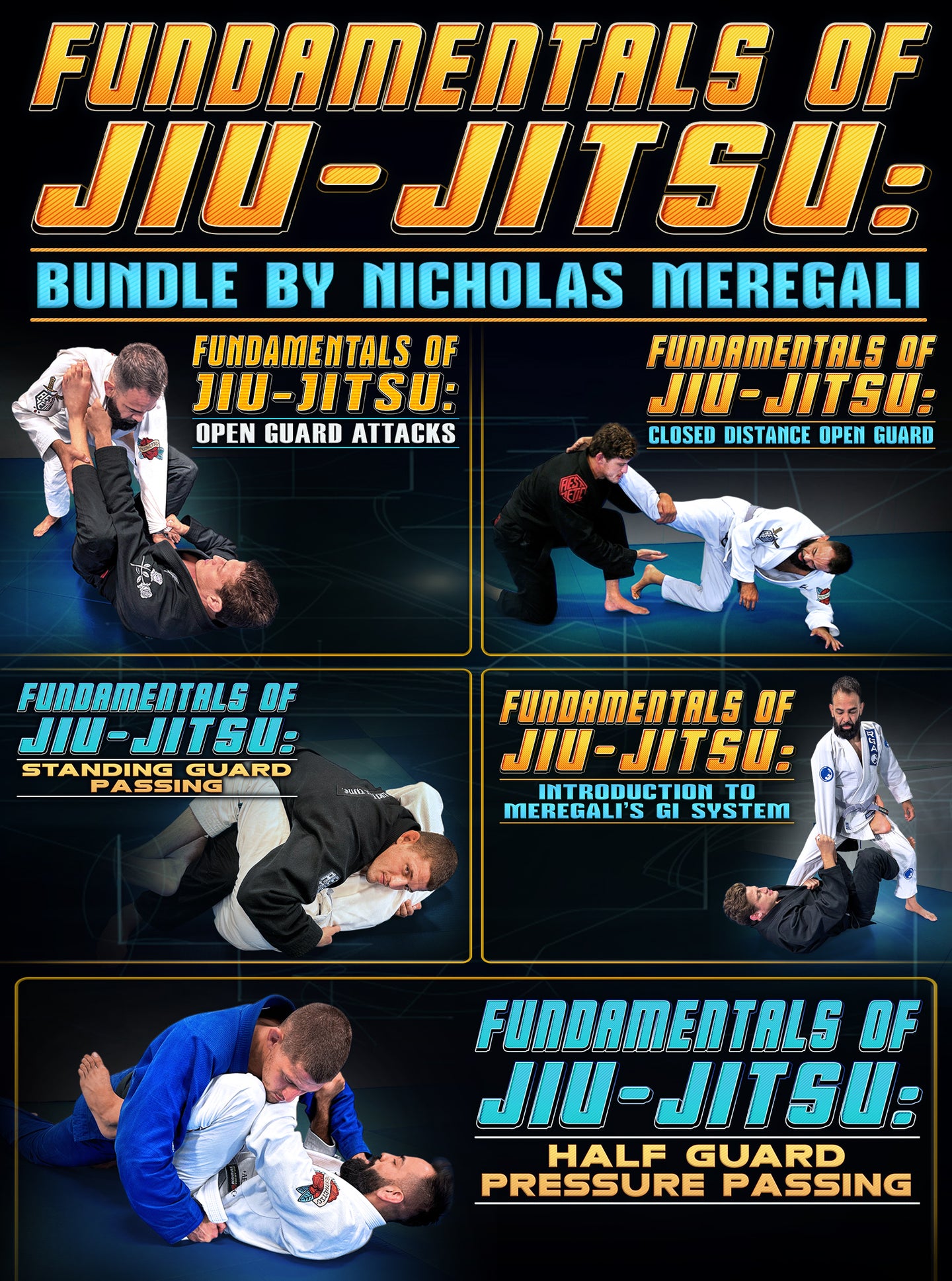Fundamentals Of Jiu Jitsu Bundle by Nicholas Meregali - BJJ Fanatics