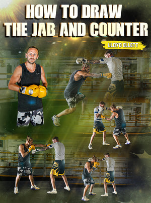 How To Draw The Jab And Counter by Lloyd Ellett - BJJ Fanatics
