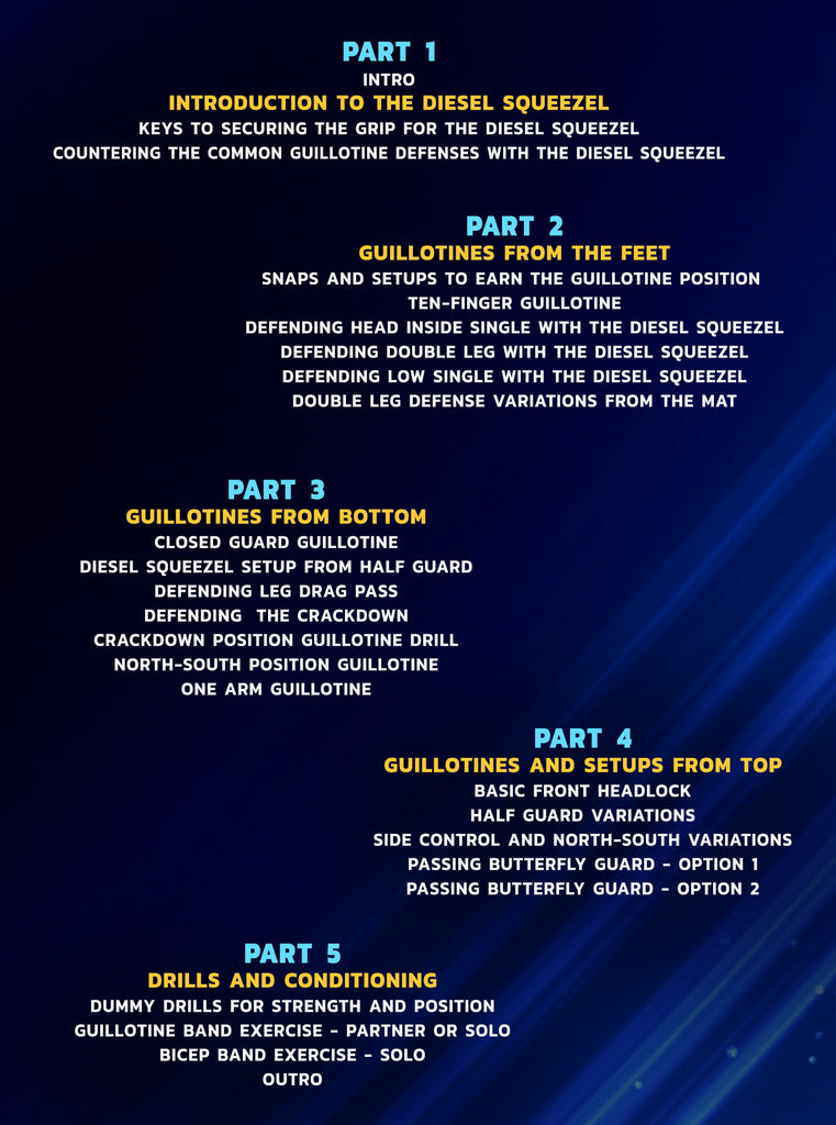 Complete Guide To The Diesel Squeezel by Jim Kelly BJJ Fanatics