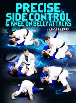 Precise Side Control &Knee On Belly Attacks by Lucas Lepri - BJJ Fanatics