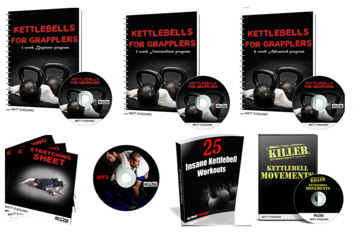 Kettlebell Conditioning for Grapplers Digital + E-Book Only by Matt D'Aquino - BJJ Fanatics